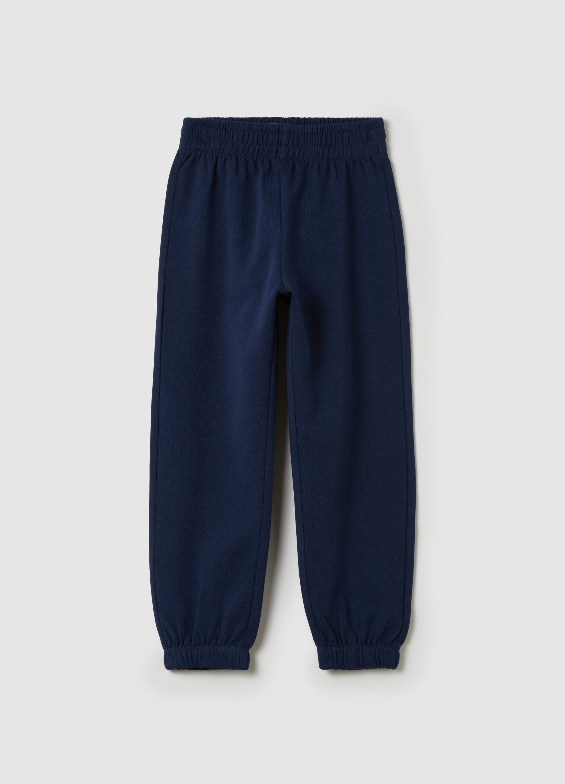 Joggers in felpa con profili elasticati