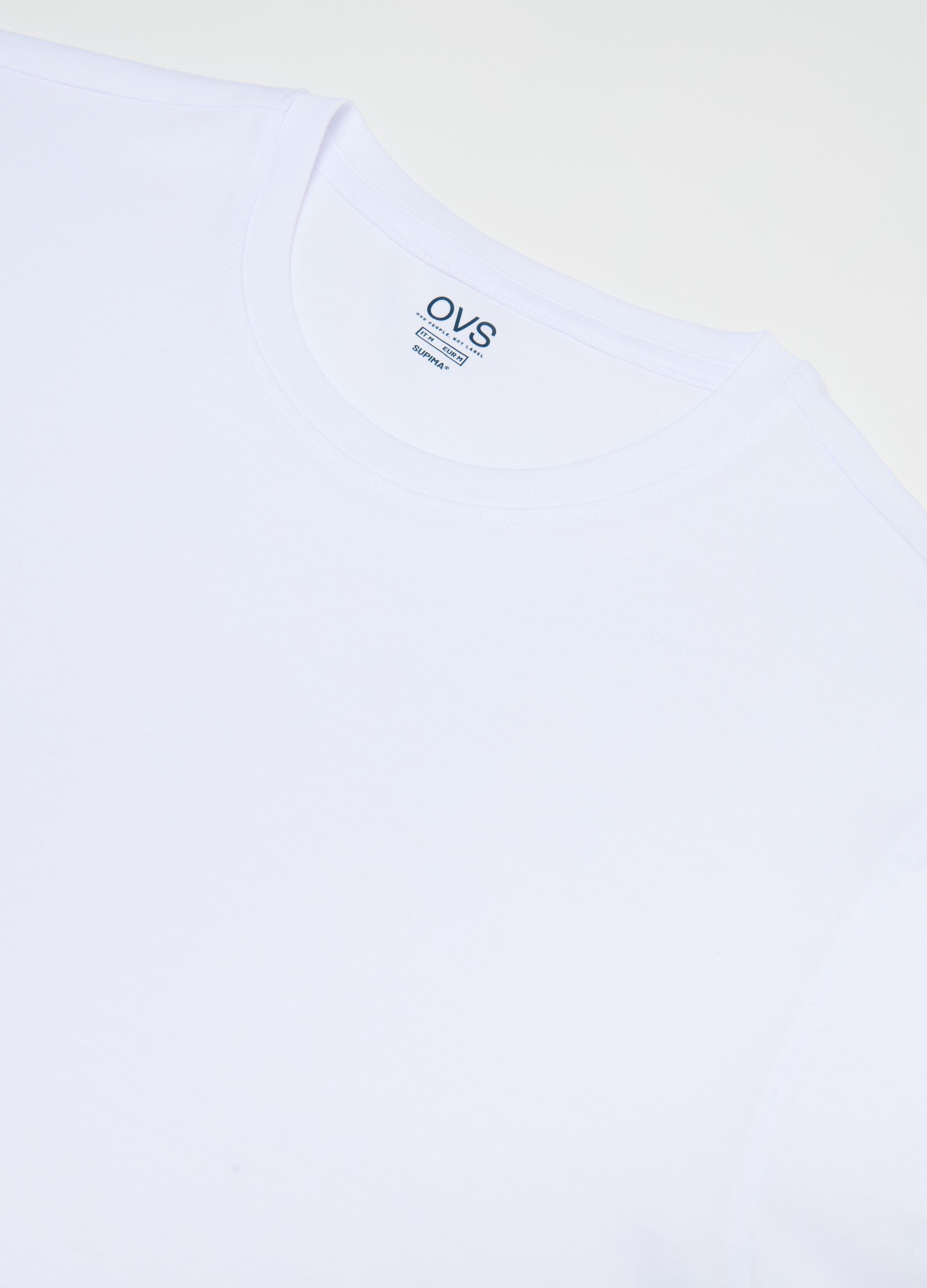 Two-pack undershirts with round neck