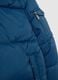 Petrol Blue Iconic Puffer Jacket for Kids with Hood_4