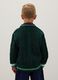 Child's Green Wool-Blend Cardigan with Buttons_2