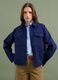 Blue pure cotton regular-fit shacket_0
