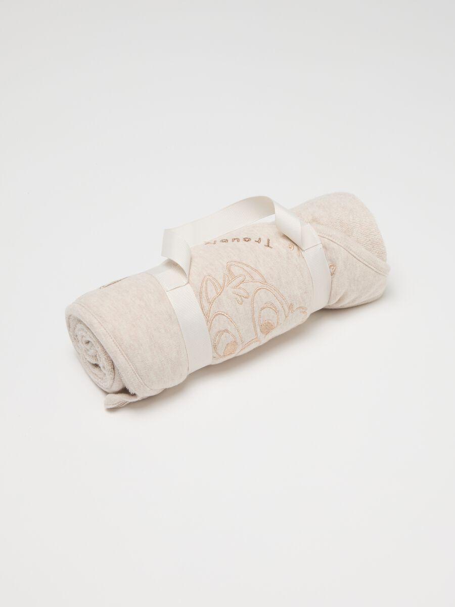Baby Beige Cotton Blend Bathrobe_1