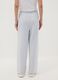 Grey regular-fit stretch viscose jersey trousers_2