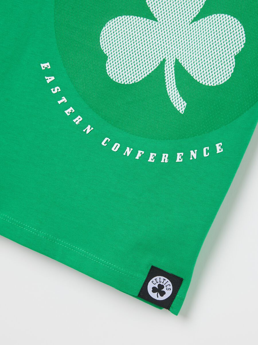 Green Celtics NBA Cotton T-shirt_3