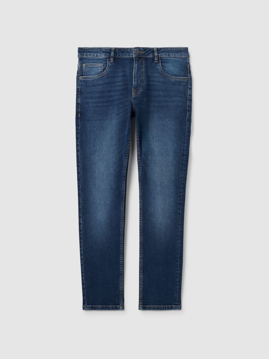 Skinny Fit Blue Denim Jeans_4