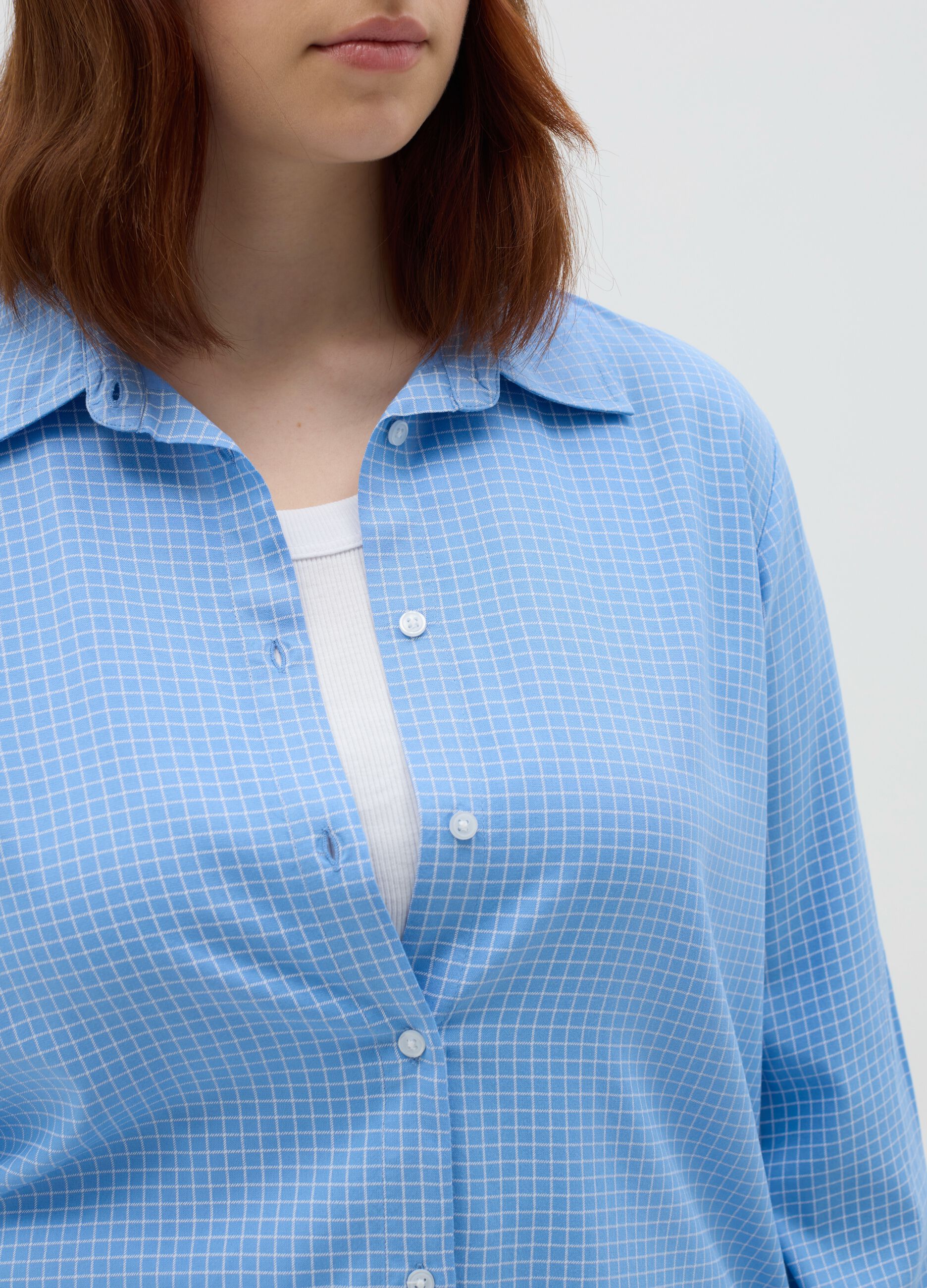 Camicia a quadretti Curvy