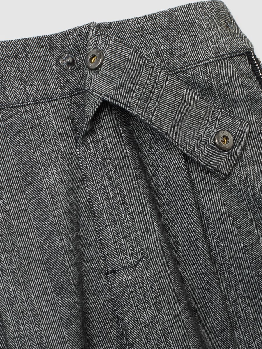 Girls' Grey Wide-Leg Trousers_2