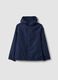 Blue boys&rsquo; rain jacket with hood and zip_0