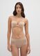 High-waisted briefs in beige stretch blend_0