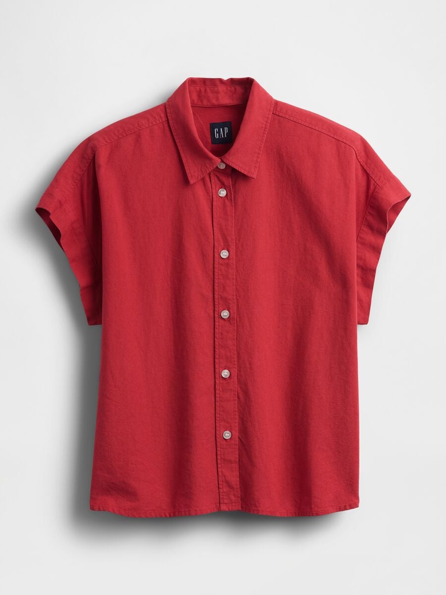 Linen-blend shirt_3