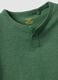 Green pure cotton vest top with buttons_2