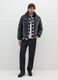 Black oversized jacket with zip_1