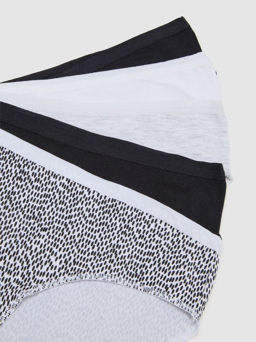 Set di slip in cotone multicolor regular fit_5