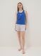Pure cotton striped pyjama shorts, multicolour, regular fit_0