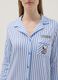 Oversized multicolor striped pure cotton shirt Peanuts_3