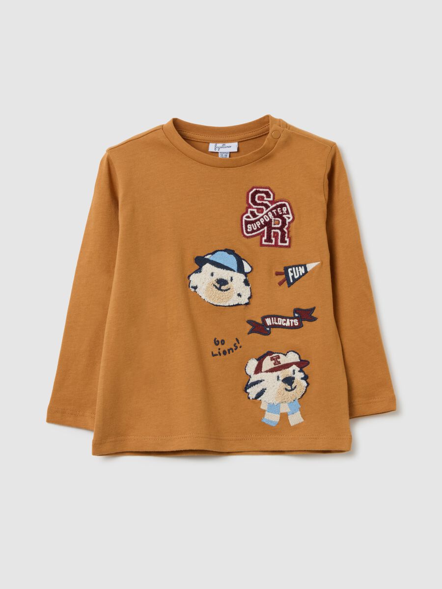Children's Brown Pure Cotton Regular Fit Jumper_0