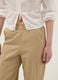 Beige stretch-cotton trousers with elasticated waistband_3