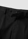 Black regular-fit formal trousers in stretch viscose_5
