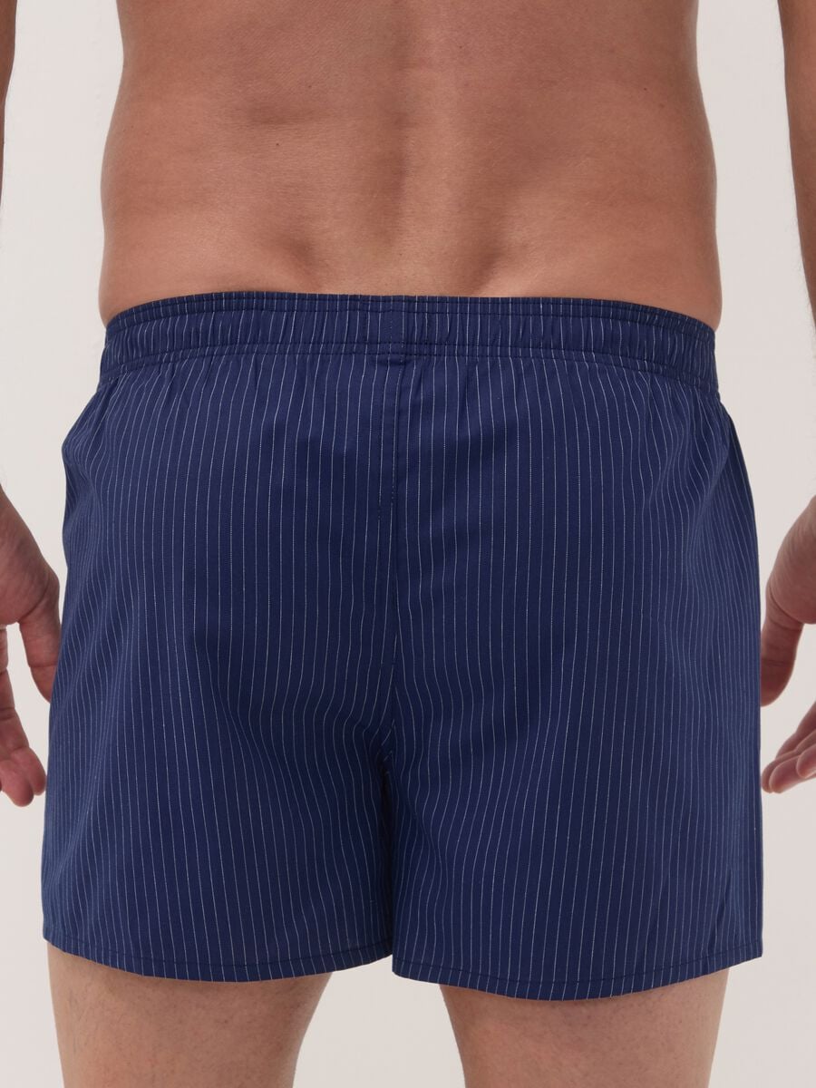 Bipack boxer blu e azzurro in puro cotone organico_2