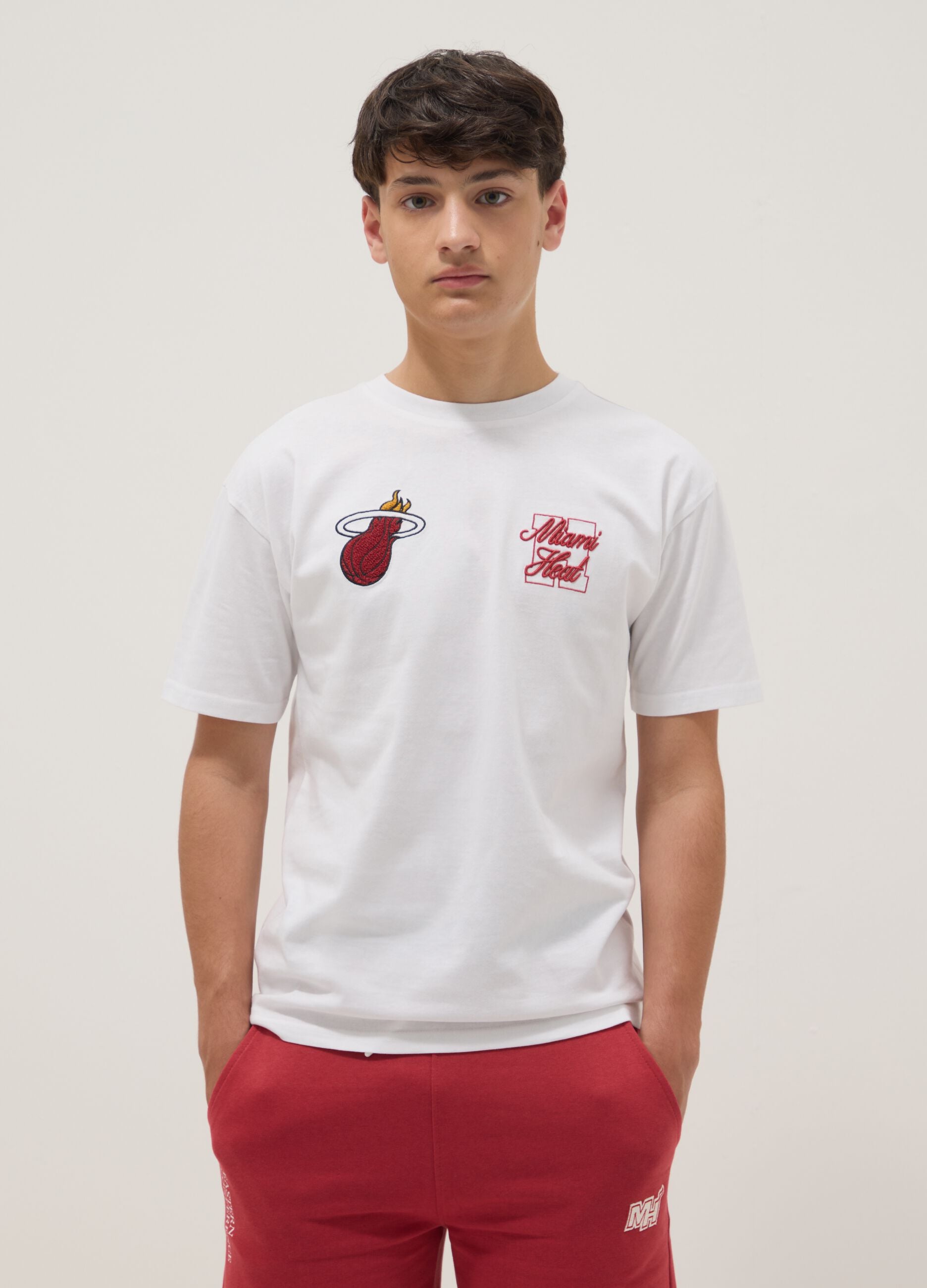 White short-sleeve pure cotton T-shirt