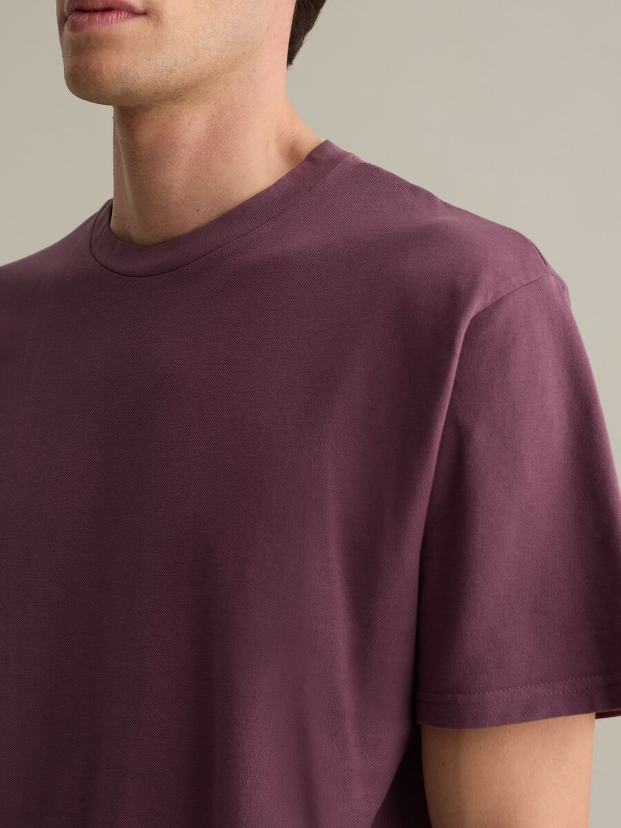 Solid colour cotton T-shirt_2