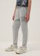 Pantaloni jogger grigi in misto cotone e viscosa da ragazzo regular fit_2