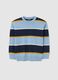 Children's jumper in pure multicolour cotton_0