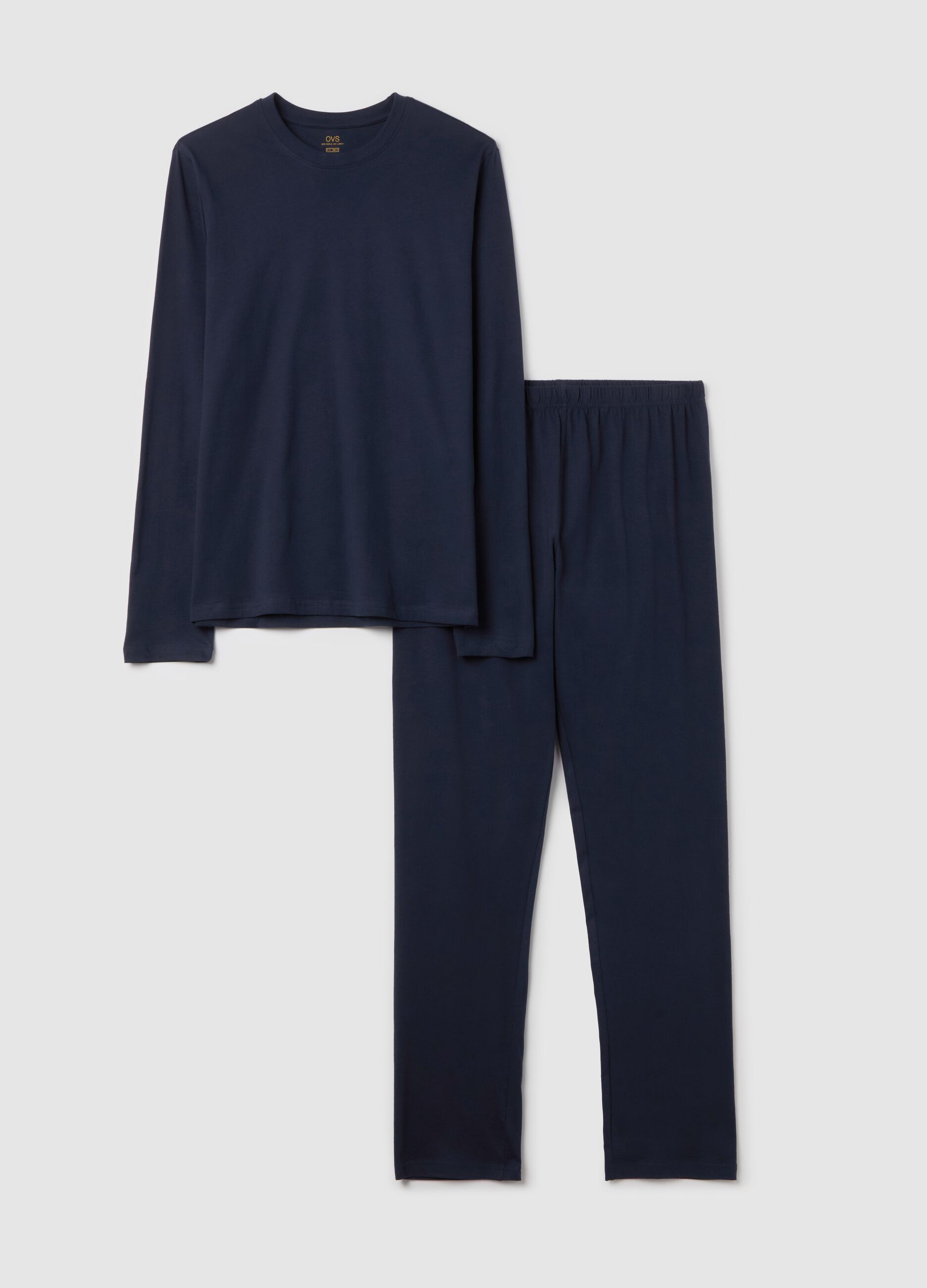 Long pyjamas with top with round neck