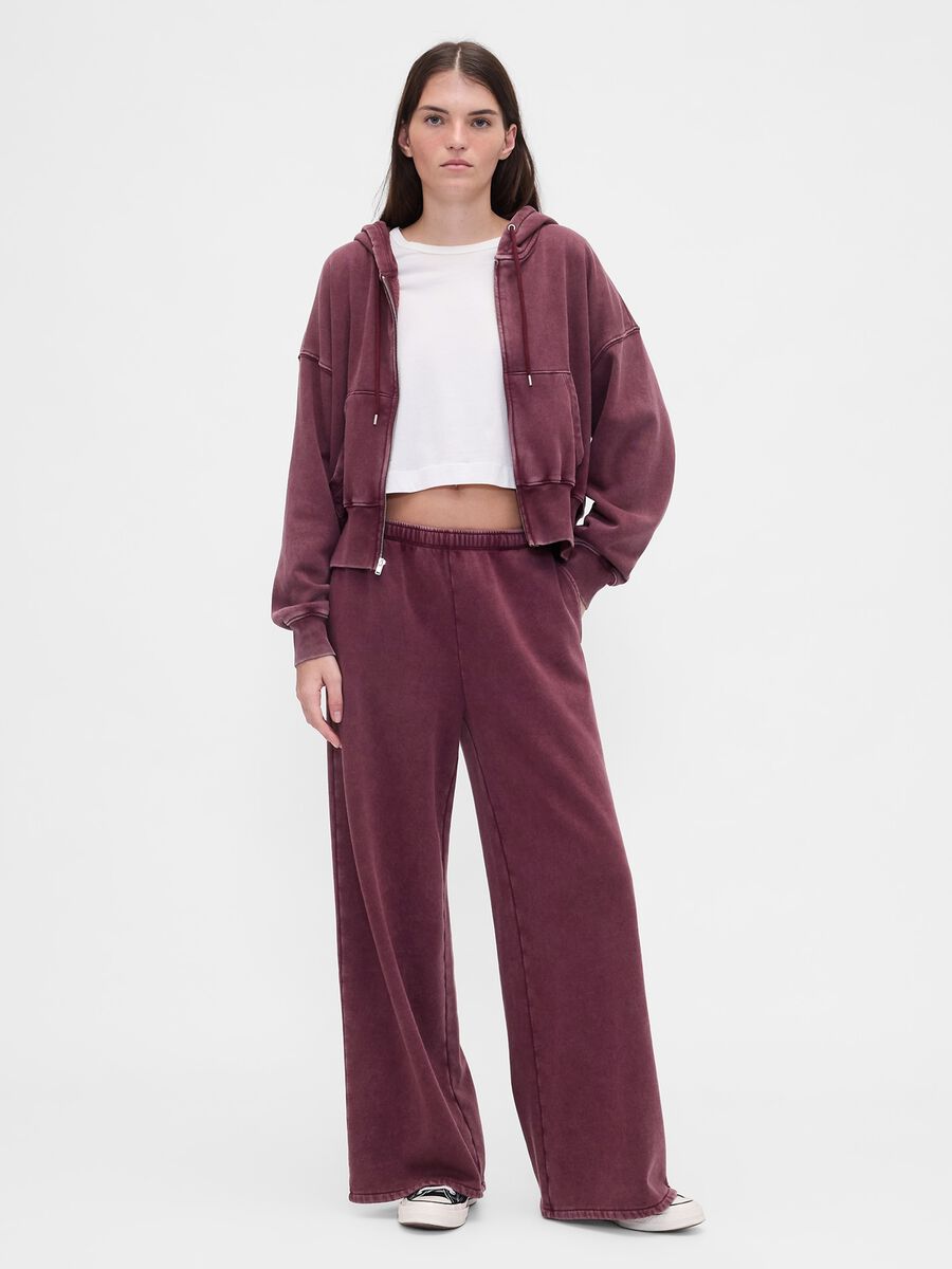 Purple Hoodie with Full Zip_3
