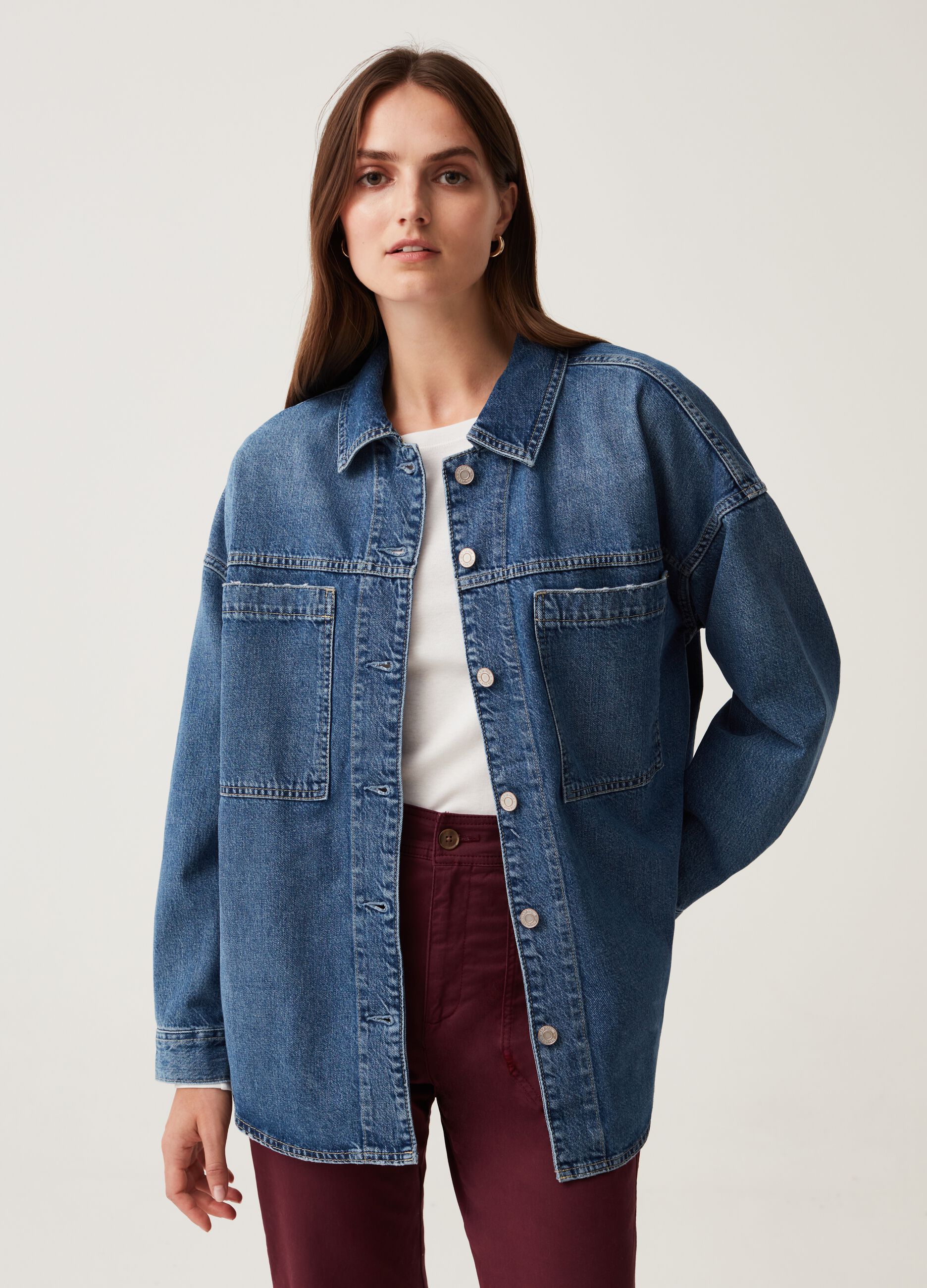 Shacket in denim_0