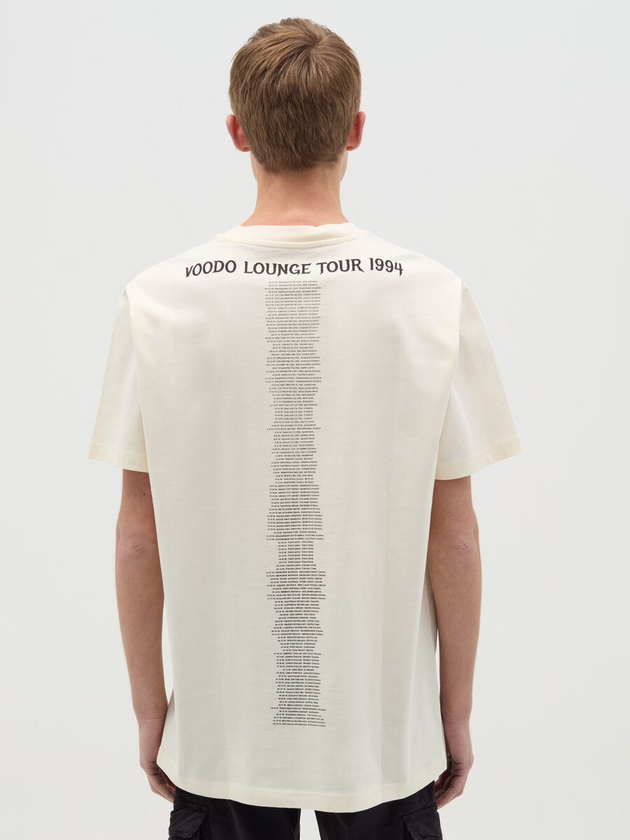 Cotton T-shirt with The Rolling Stones print_2