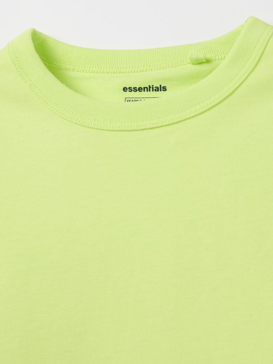 Organic cotton T-shirt with round neck_3