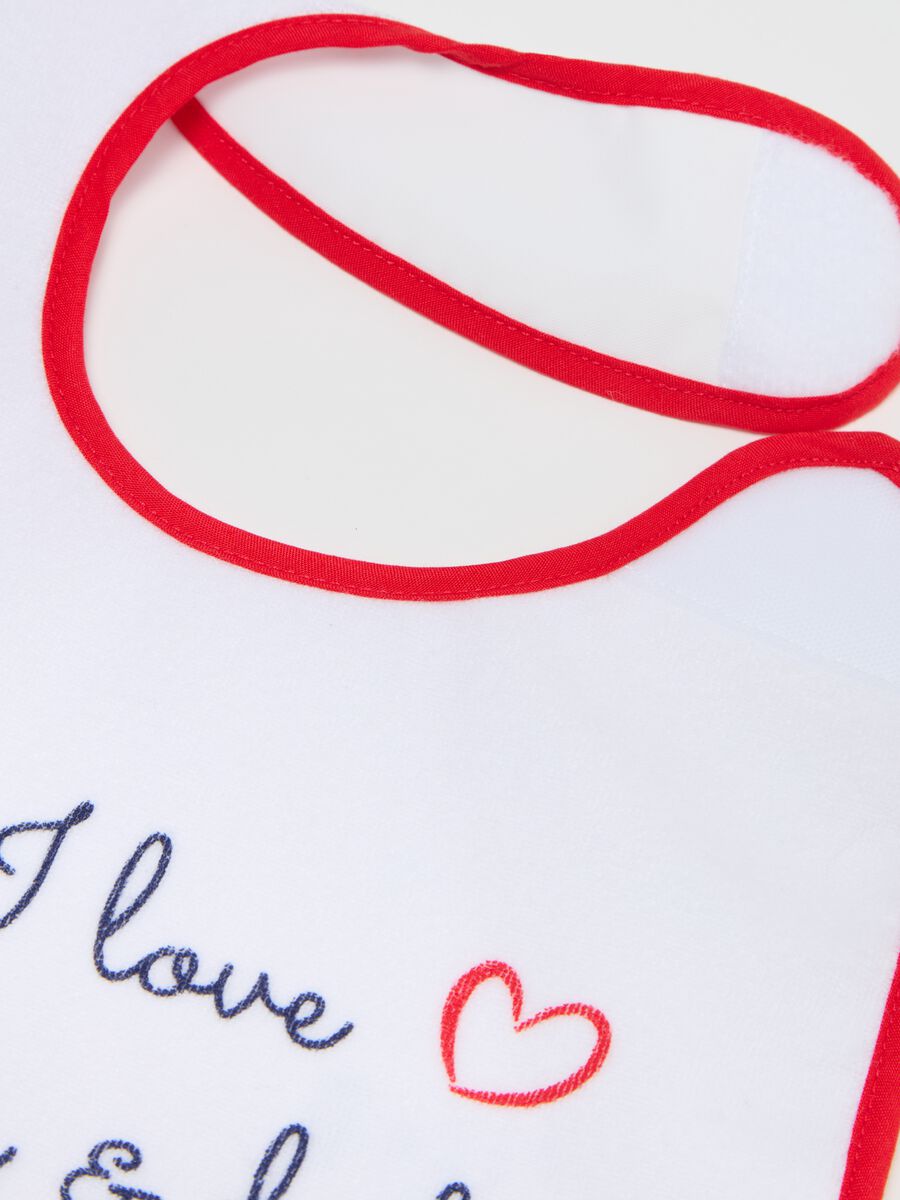 Two-pack I Love Mum & Dad bibs_2
