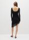 Slim Fit Semi-Transparent Stretch Lace Black Dress_3