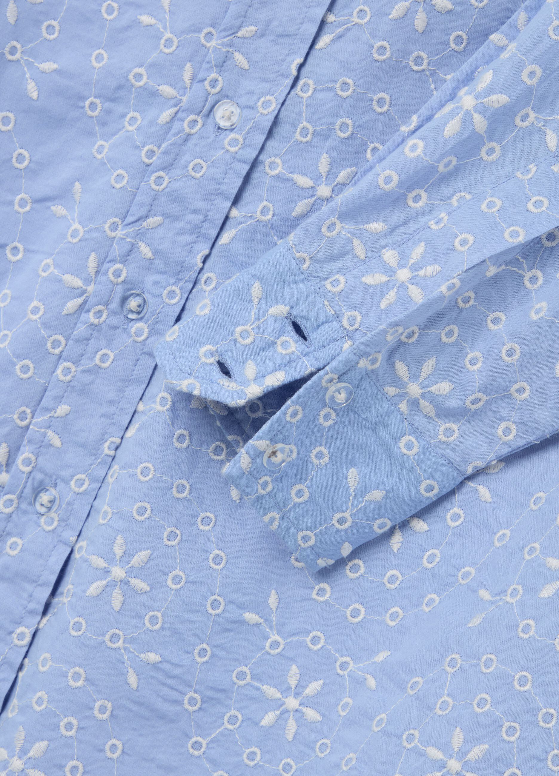 Camicia in pizzo sangallo
