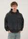 Felpa grigia in misto cotone oversize fit con stampa Dragonball_0