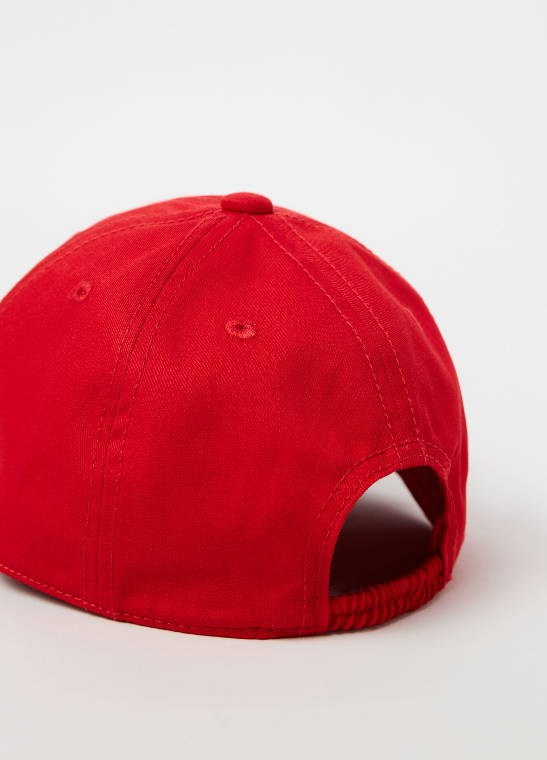 Baseball cap with logo patch