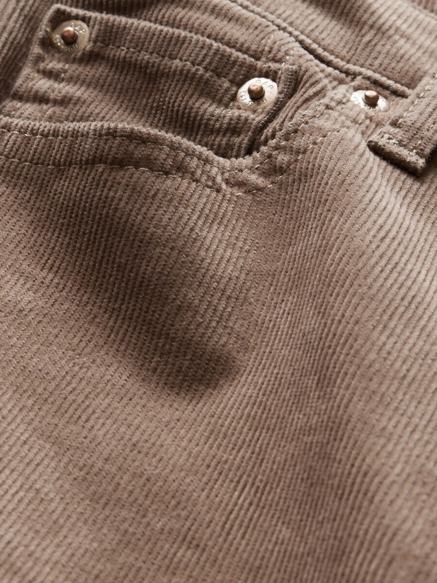 Straight high-rise trousers in corduroy_7
