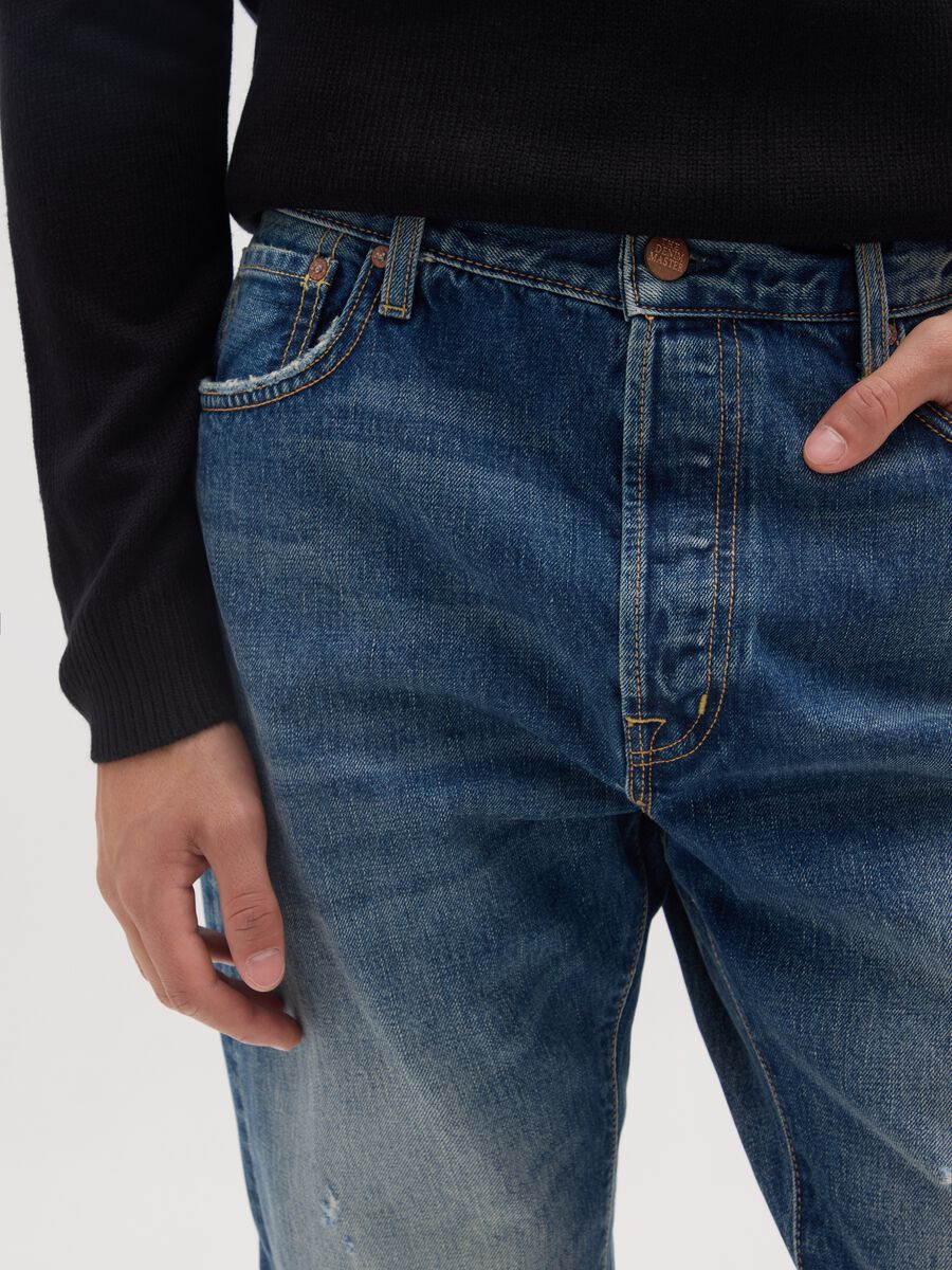 Jeans in puro cotone denim regular fit_3