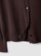 Brown viscose-blend crew-neck cardigan, regular fit_5