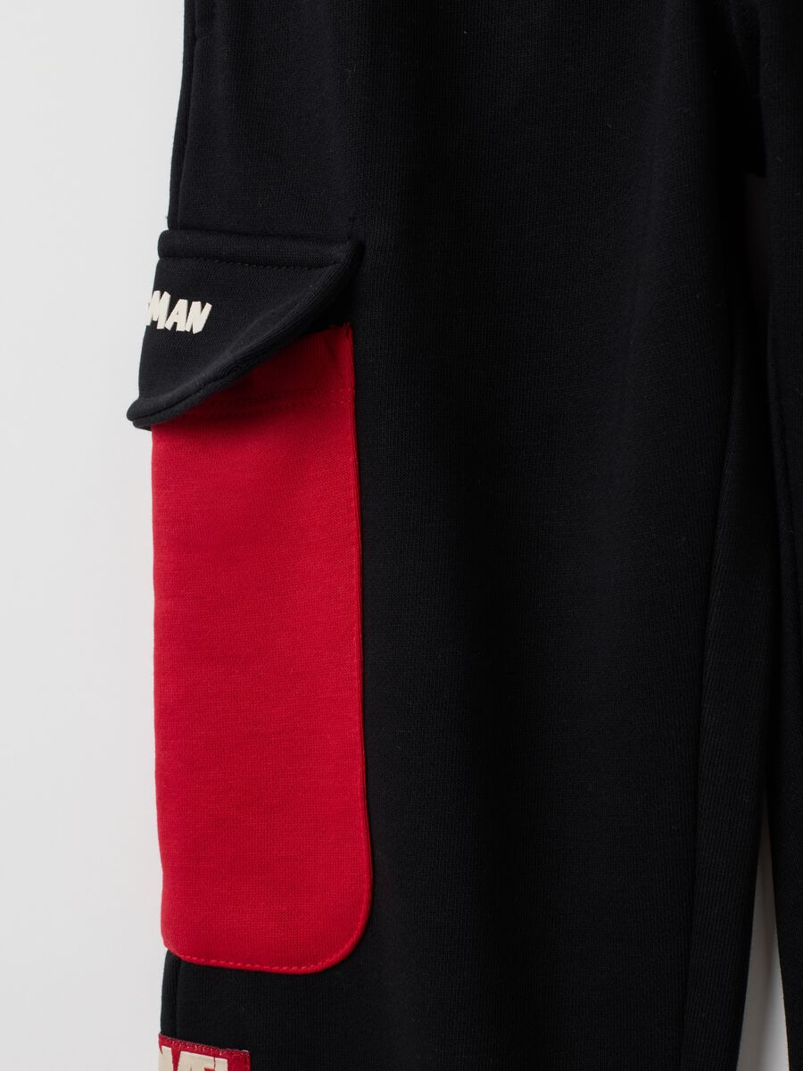 Kids' multicolour cotton blend jogger trousers regular fit_3
