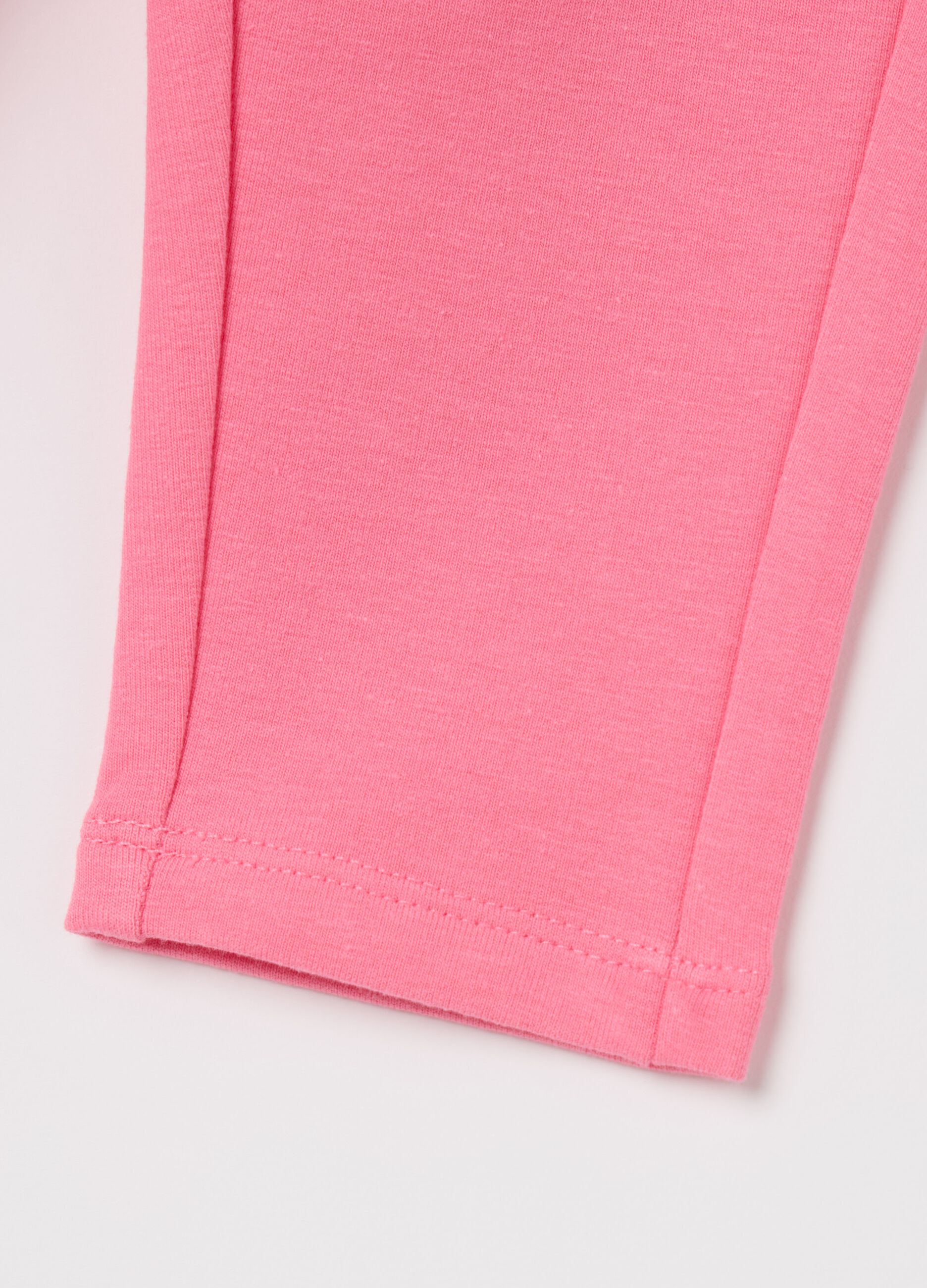 French terry joggers with drawstring