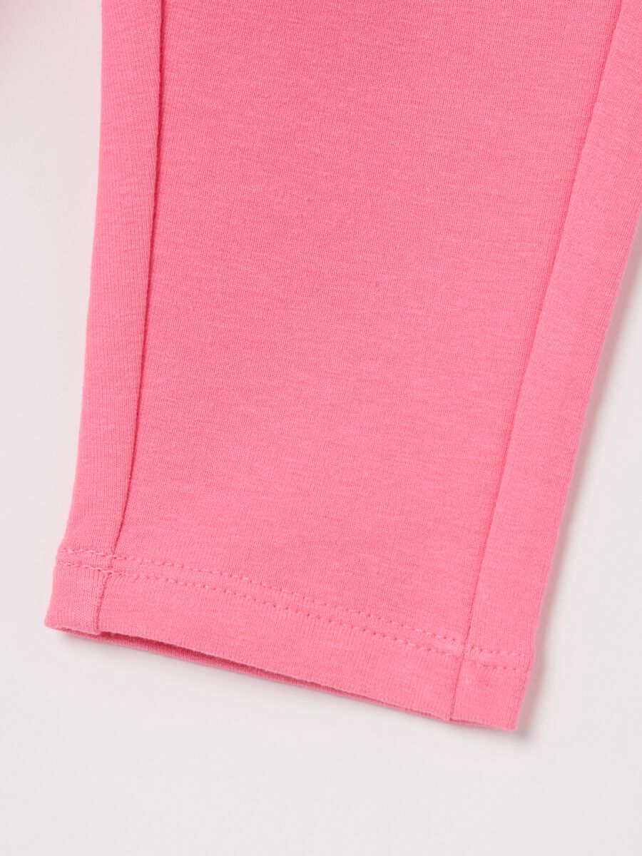 French terry joggers with drawstring_3