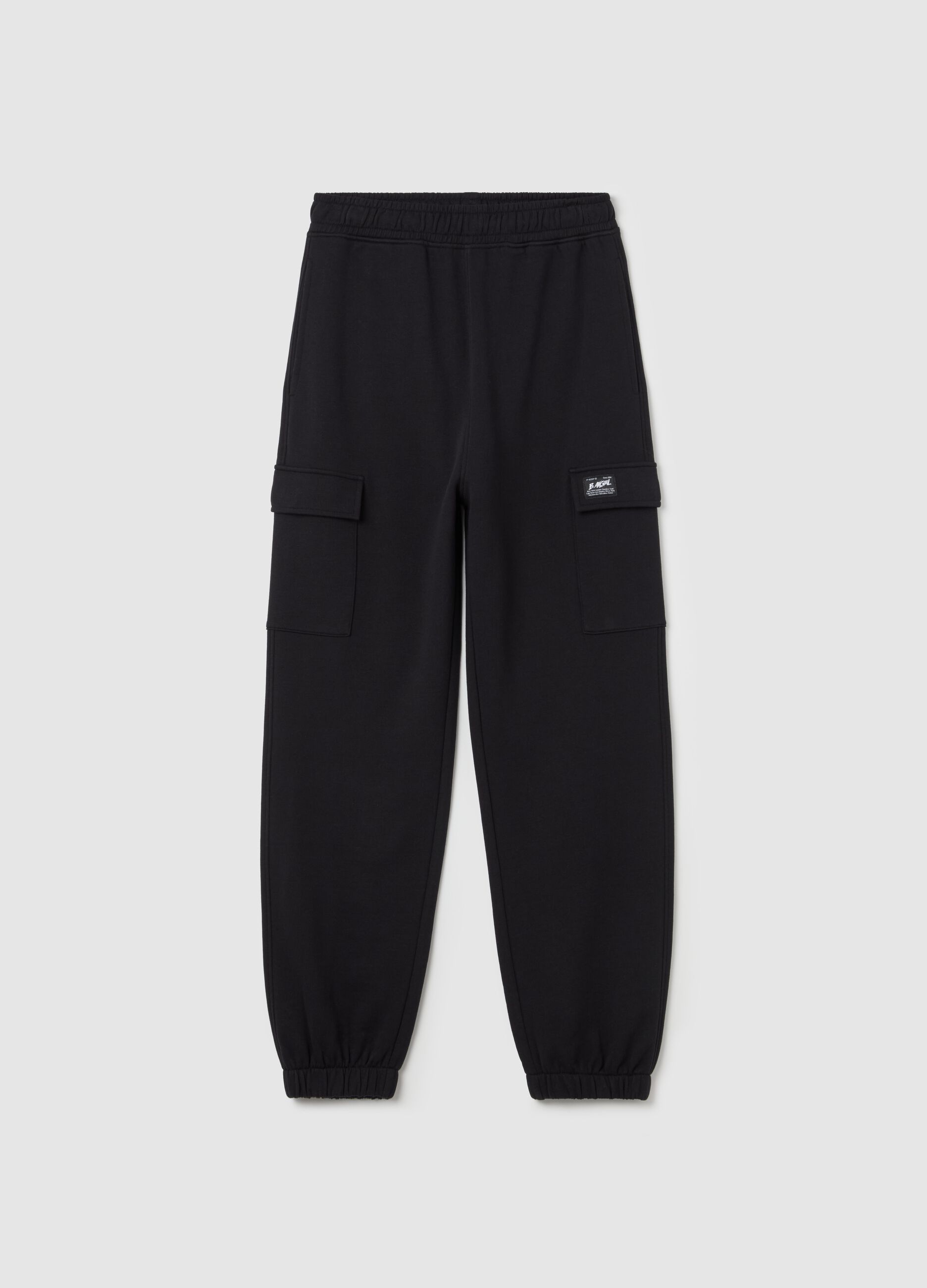 Joggers cargo con profili elasticati 