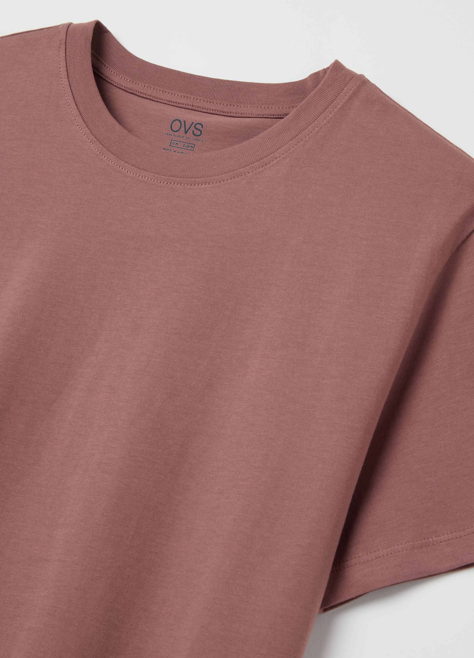 Relaxed-fit T-shirt with round neck
