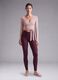 Leggings slim viola in tessuto elasticizzato a vita regular ALTAVIA STUDIO_2