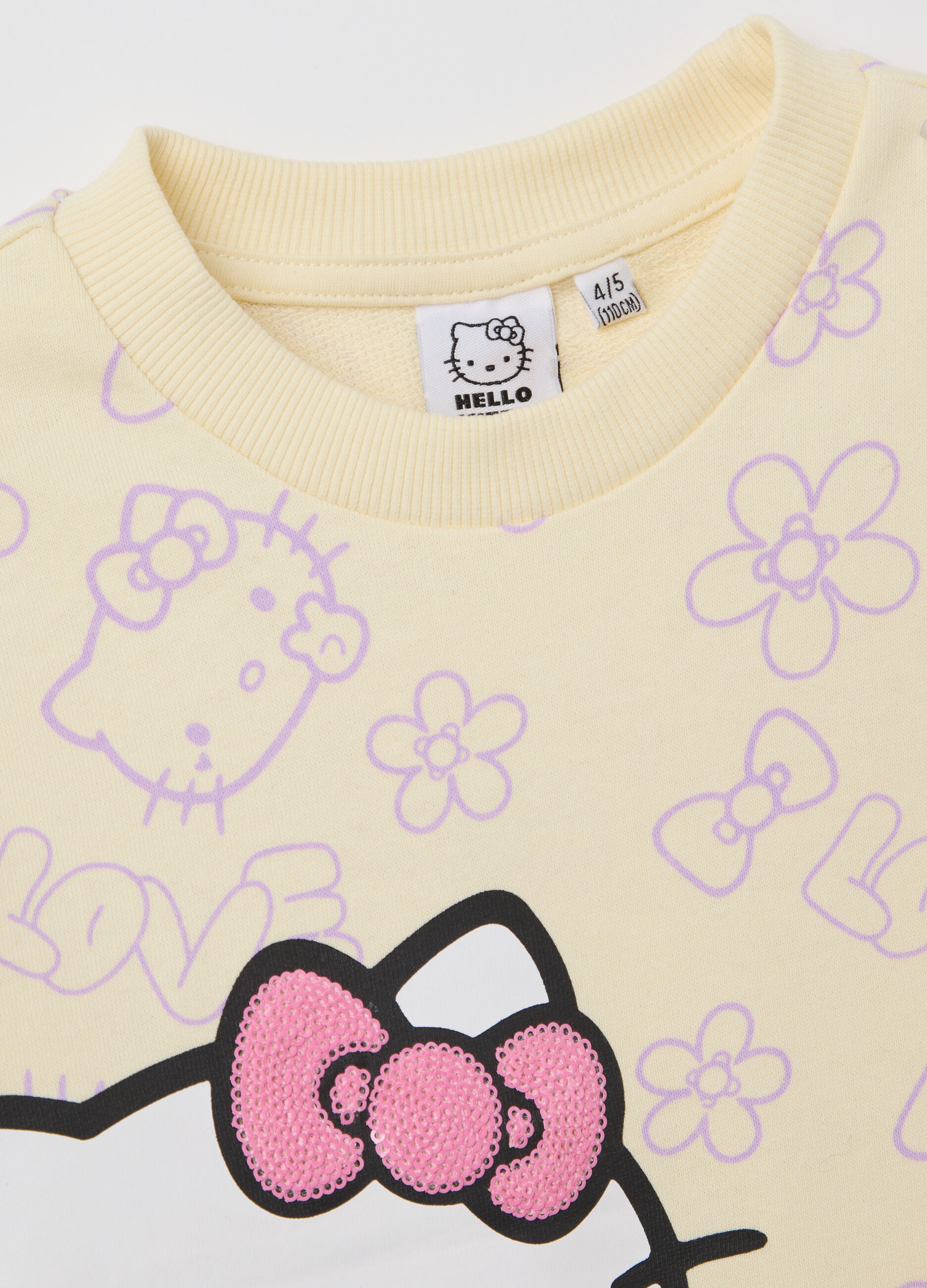 Hello Kitty Yellow Sweatshirt for Girls