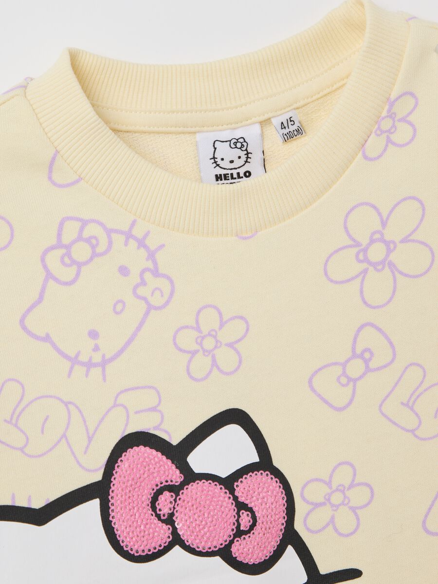 Hello Kitty Yellow Sweatshirt for Girls_3
