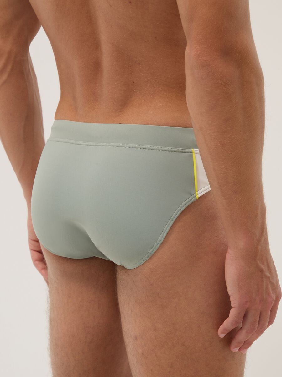 Green stretch swim briefs_2