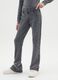 Grey Stretch Flare Trousers_2
